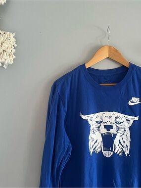 Nike Wildcat Royal Blue Long-Sleeve Graphic Tee
